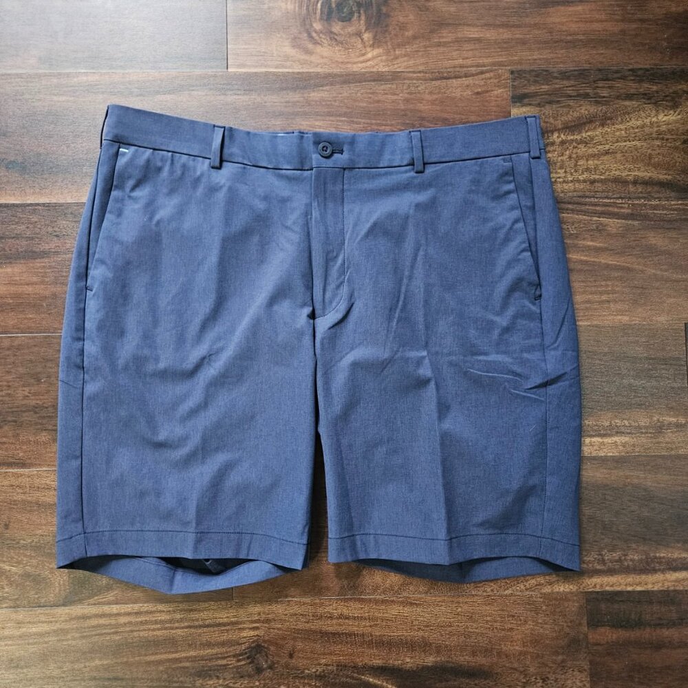 Peter Millar Shorts Mens 38 Blue Crown Sports Crafted Golf Performance 9"